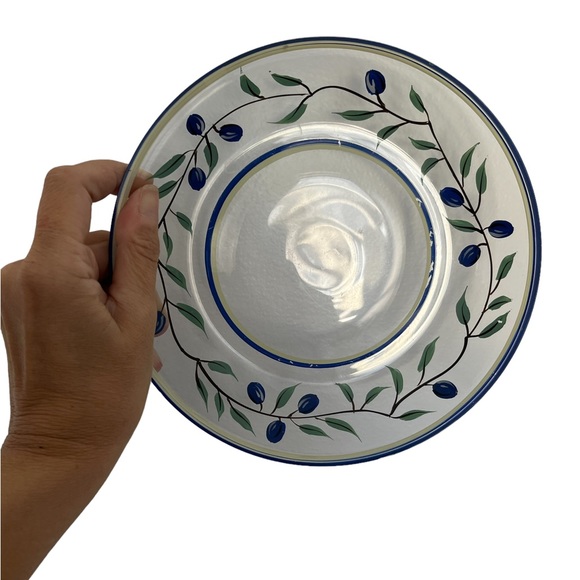 WEDGWOOD HAND PAINTED SALAD PLATES MEDITERRANEAN TUSCANY COLLECTION 16 pc - Picture 3 of 6